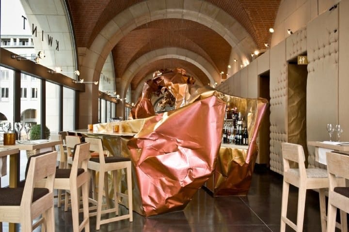 Высокий деревянный стул и QM Foam со спинкой Quinze & Milan номер 26 ARCH-00100658 - Вид №4