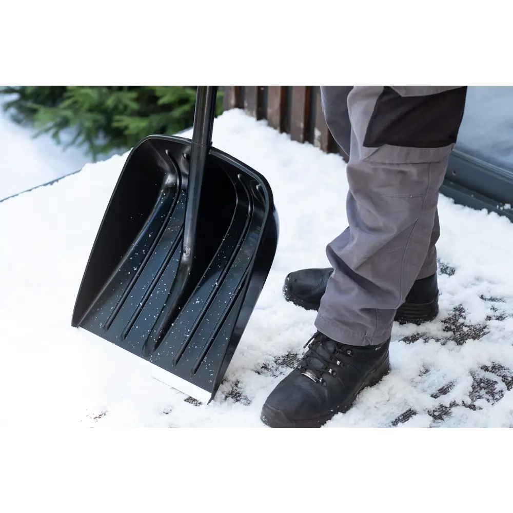 Снеговая лопата PLANTIC Snow с алюминиевым черенком и защитным кантом 84953717 STLM-0057318 - Вид №7