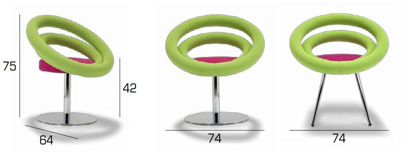 Adrenalina Мягкое вращающееся кресло Circle sun-id-1503379 - Вид №4