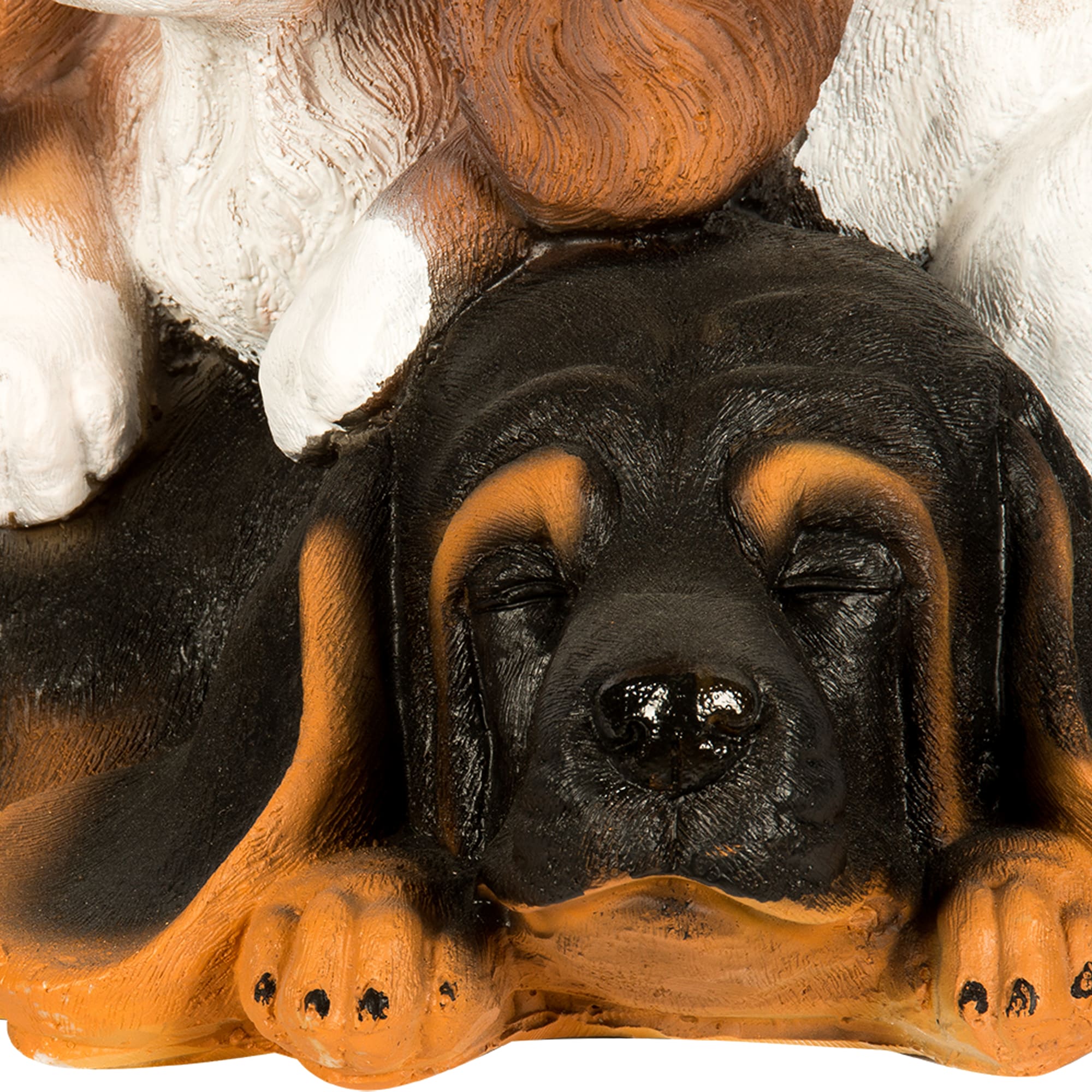 82199706 Фигура садовая «Щенки с табличкой Welcome» высота 42 см Santreyd  - Вид №4