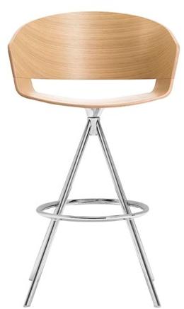 Andreu World Барный стул из дуба Ronda Bq0476 - Вид №2