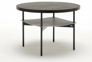 Rolf Benz Круглый деревянный журнальный столик для гостиной