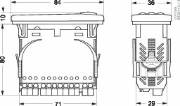 Danfoss EKC 202x EKC 202A Контроллер испарителя и уровня 084B8521  - Вид №81