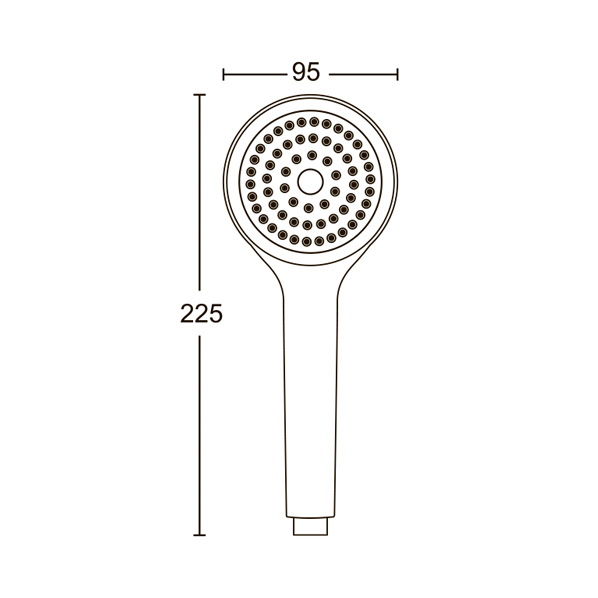 AGD 20.1108 P  Лейка для душа  ARGO kran  - Вид №1