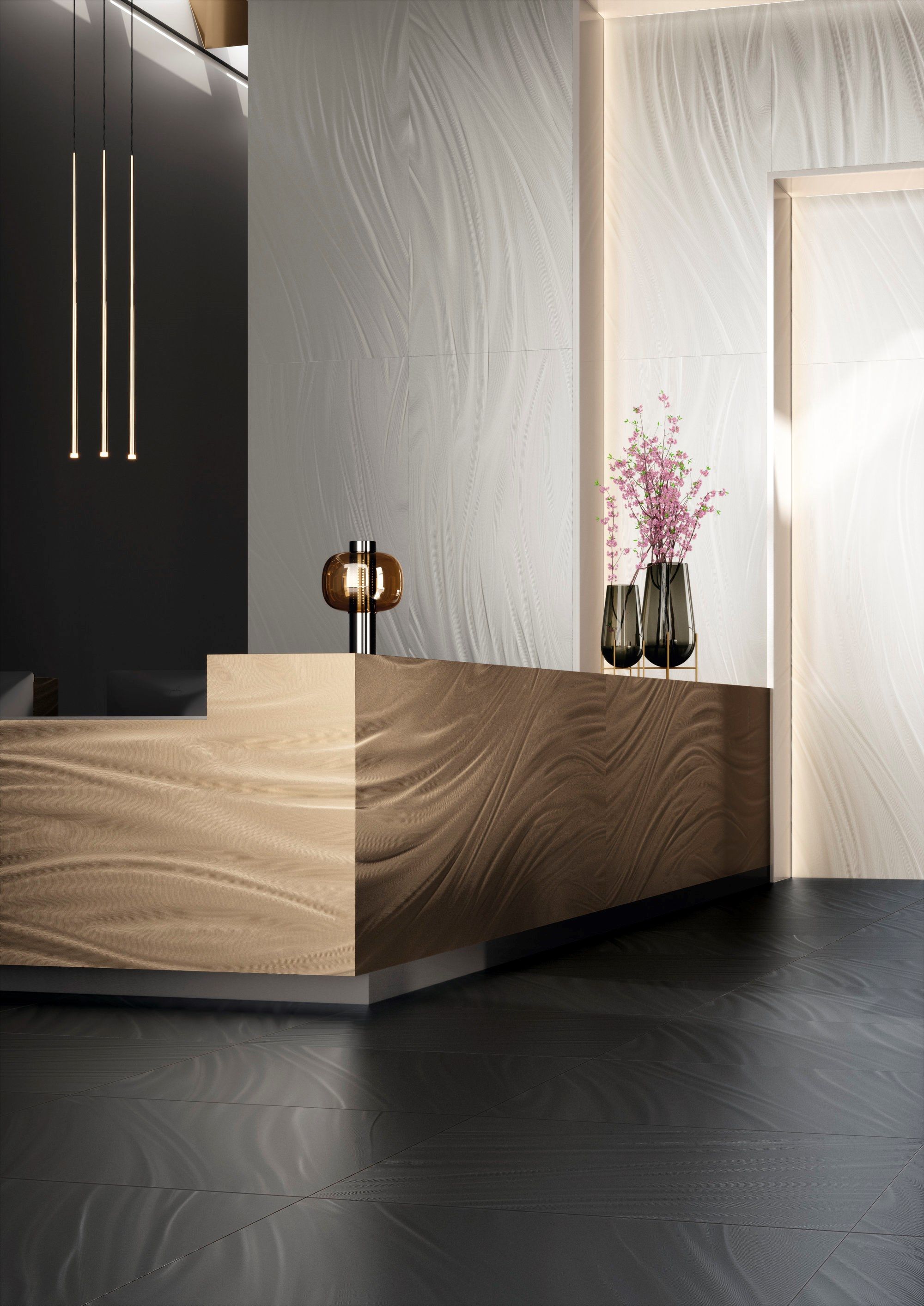 Антибактериальное покрытие из керамогранита для интерьера Fiandre свет ARCH-00103306 - Вид №2