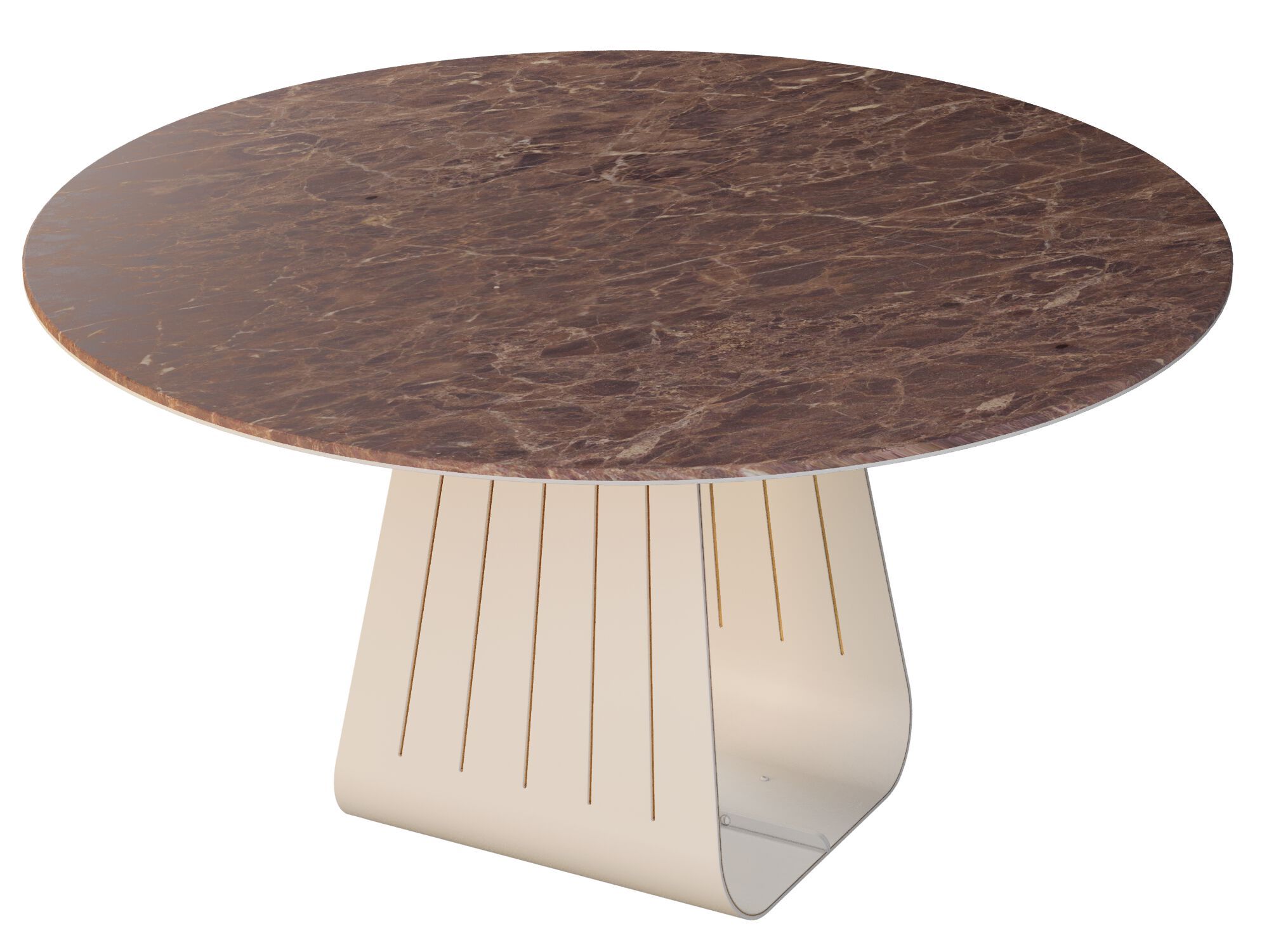Круглый садовый стол с мраморной столешницей Myface Orizon ARCH-00087629 - Вид №1