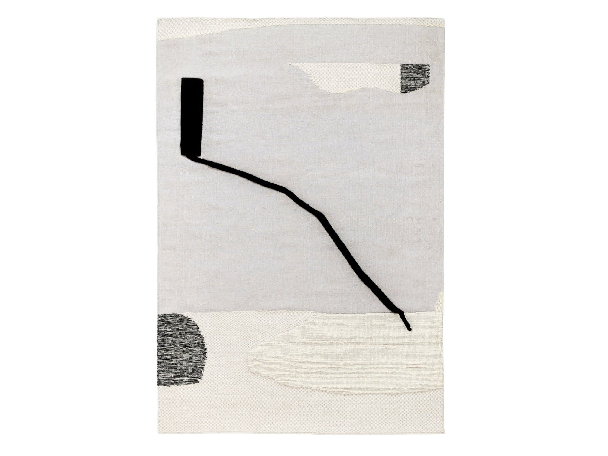 Прямоугольный ковер ручной работы из ткани In Stock карпета ARCH-00107449