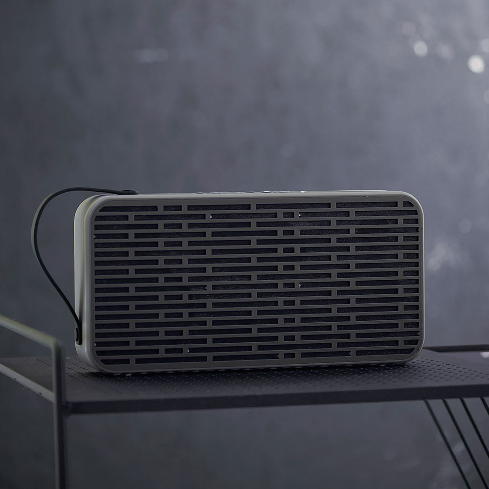 Колонка беспроводная с ремешком aSOUND серая KREAFUNK KFSC19 - Вид №3