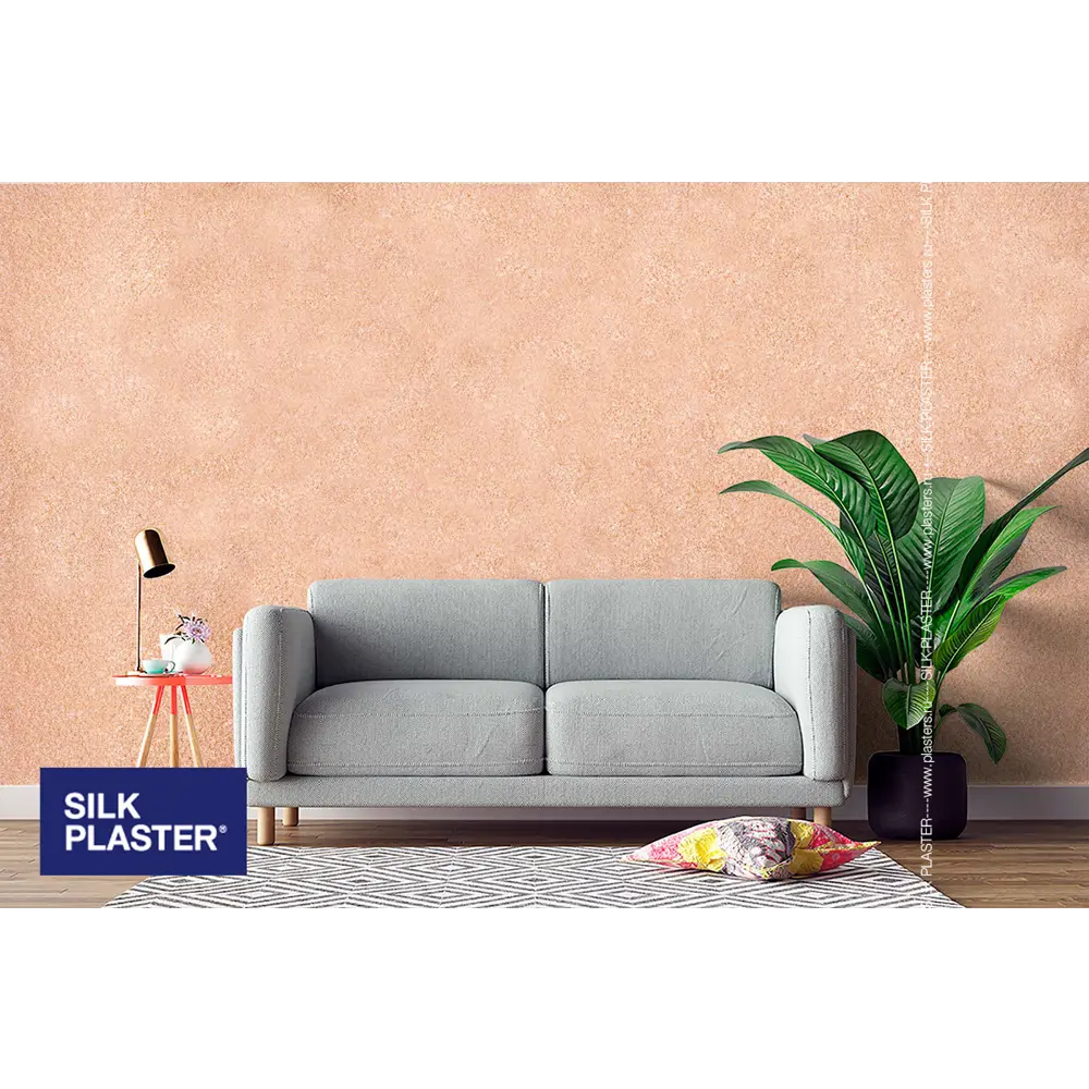 Жидкие обои Silk Plaster Absolute А220 1.05 кг цвет розово-бежевый STLM-2082753 - Вид №3