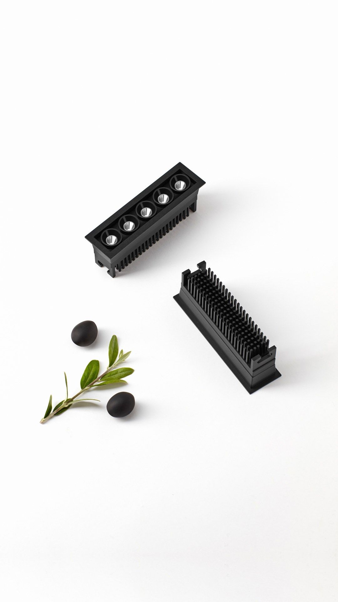 Несколько алюминиевых светодиодных утопленных прожекторов Arkoslight Black Foster Micro ARCH-00052834 - Вид №4