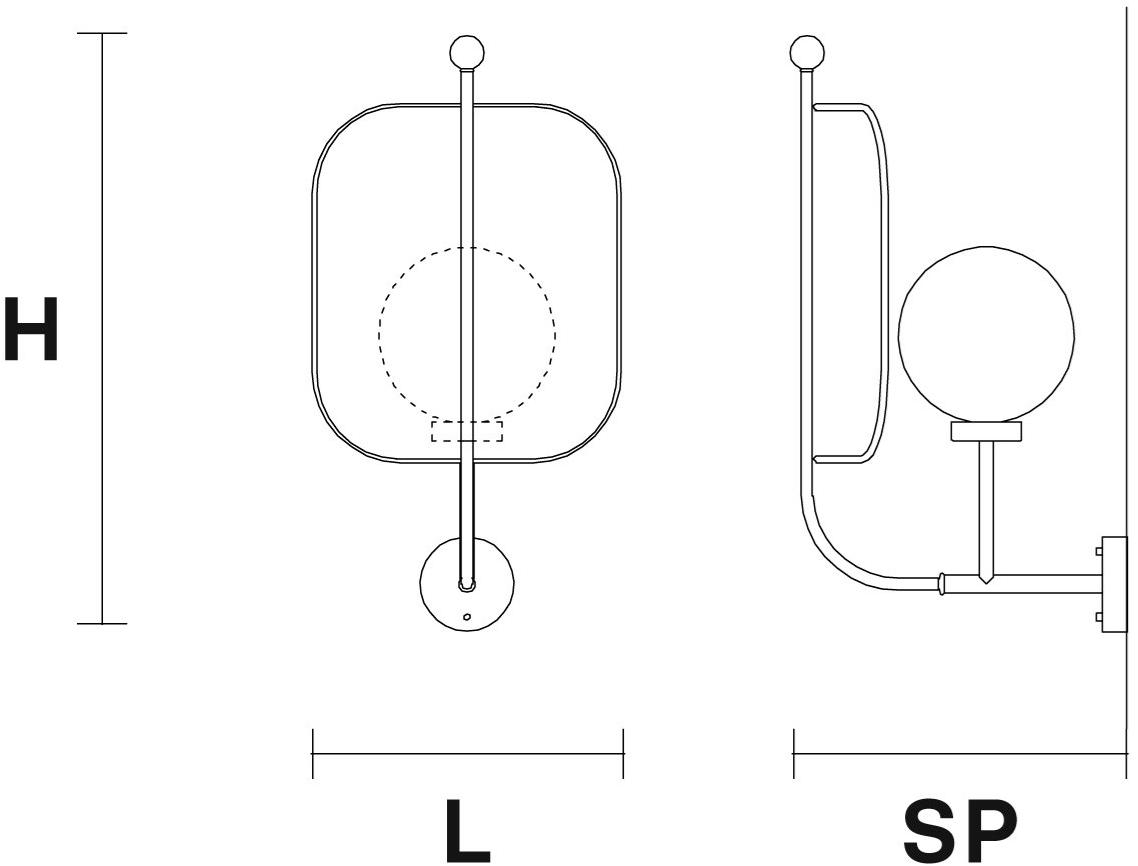 Masiero Бра из окрашенного металла Papilio sun-id-1355167 - Вид №4