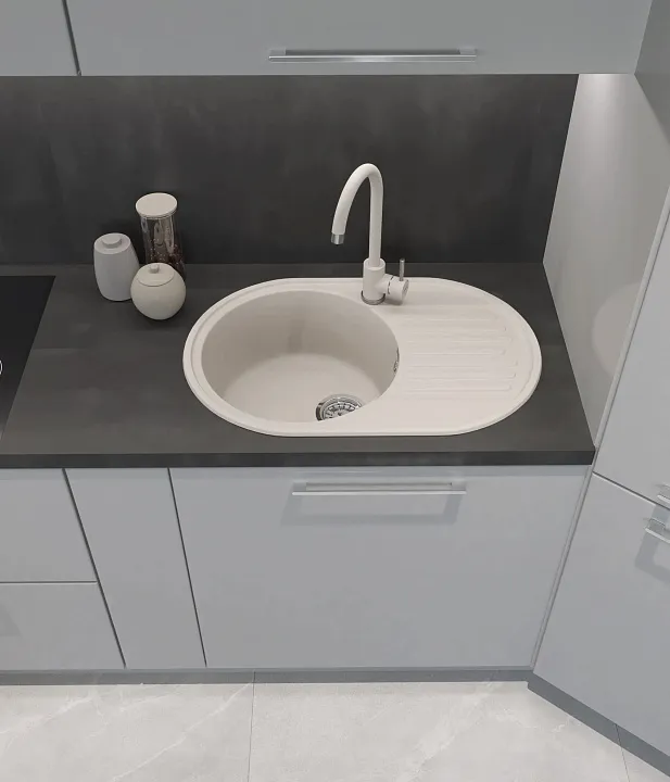 Кухонная мойка Кварц QUARZ S430 GranFest 18-S430 - Вид №4