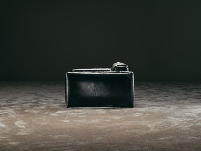 GIOPAGANI Кожаное кресло с подлокотниками Sartoria sun-id-1492817 - Вид №1