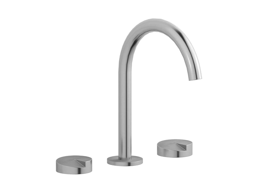 Смеситель для раковины с 3 отверстиями и автоматическим сливом IB торт ARCH-00092644