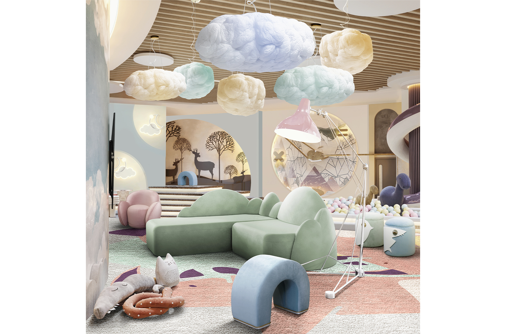 CIST628 Диваны детские Облако II Circu  - Вид №12