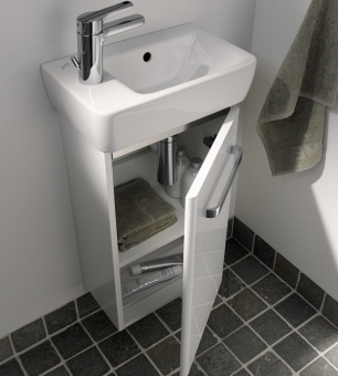 276350000 Подвесная раковина настенная прямоугольная Keramag  белая  - Вид №3