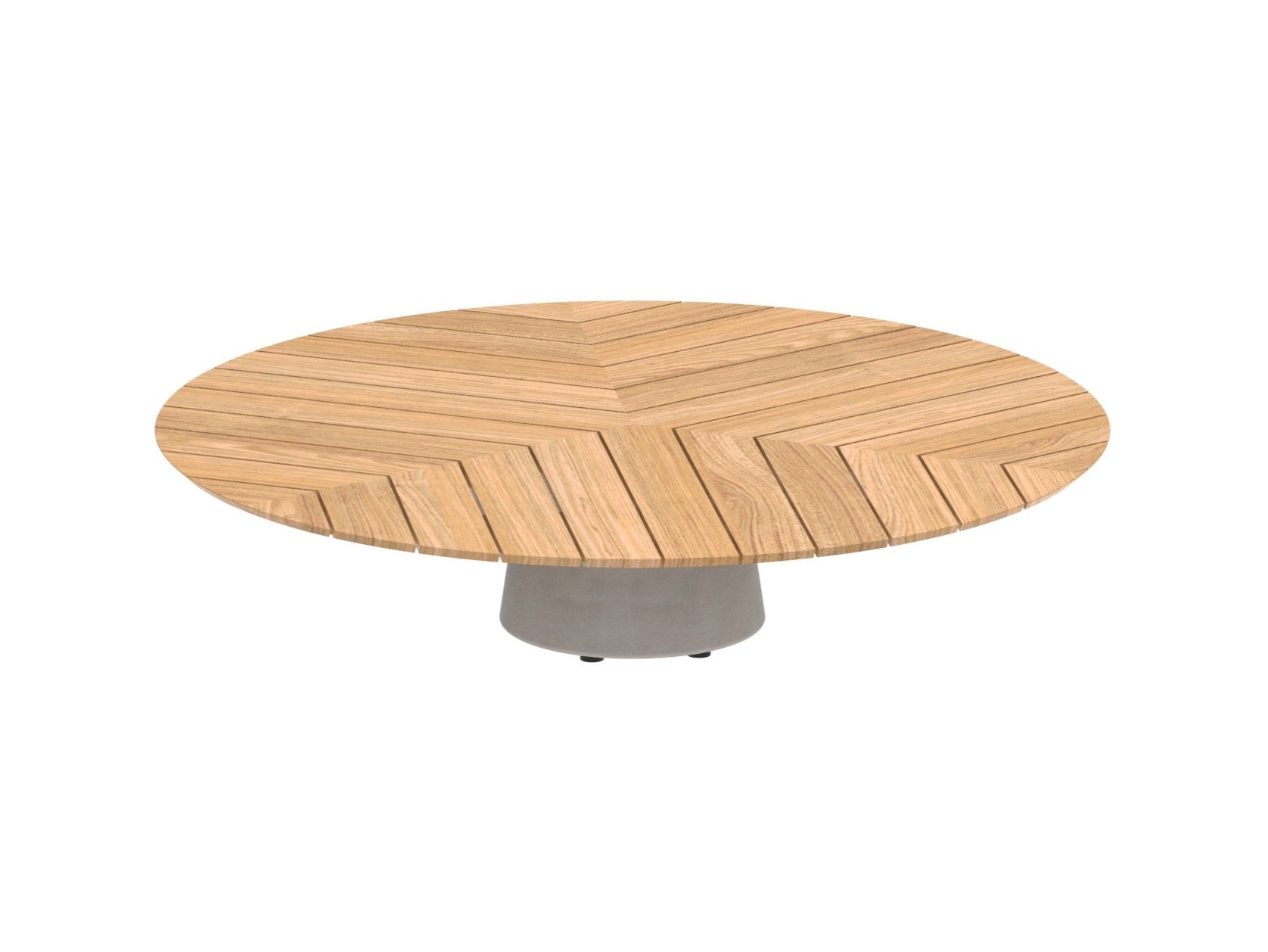 Круглый стол из тикового дерева Royal Botania Conix ARCH-00046471 - Вид №1