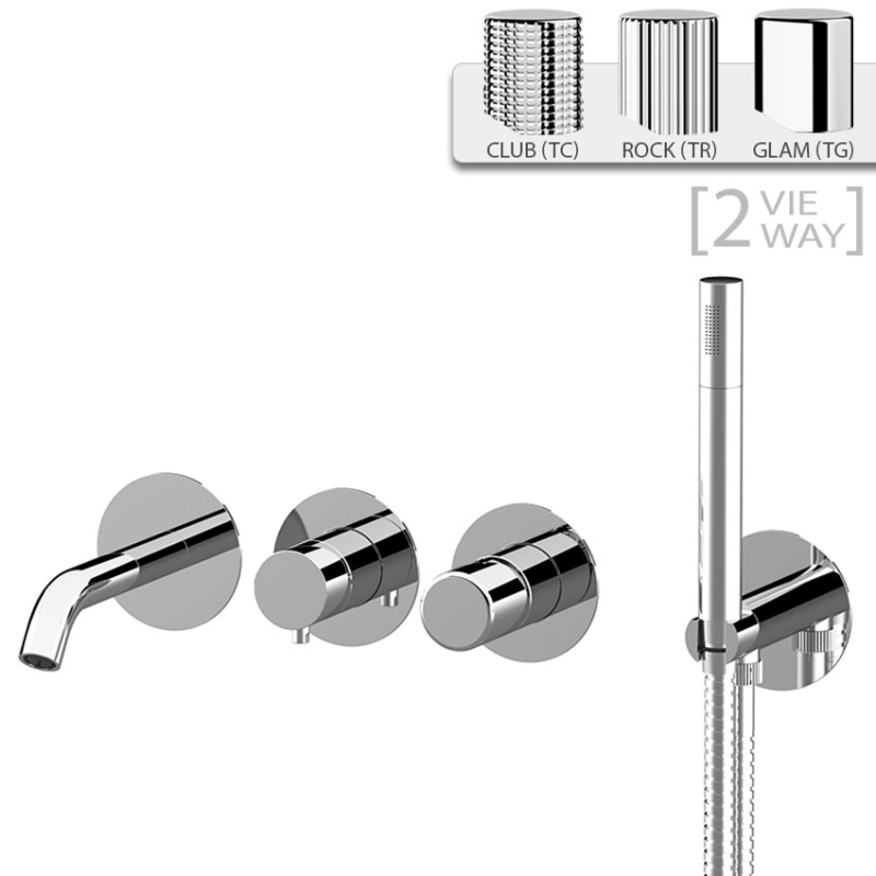 TG710D2P Душевой набор DANIEL RUBINETTERIE Trilogy - Вид №2