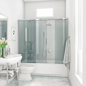 Шторка на ванну 180x160 GV-863 GUTEWETTER SLIDE PART