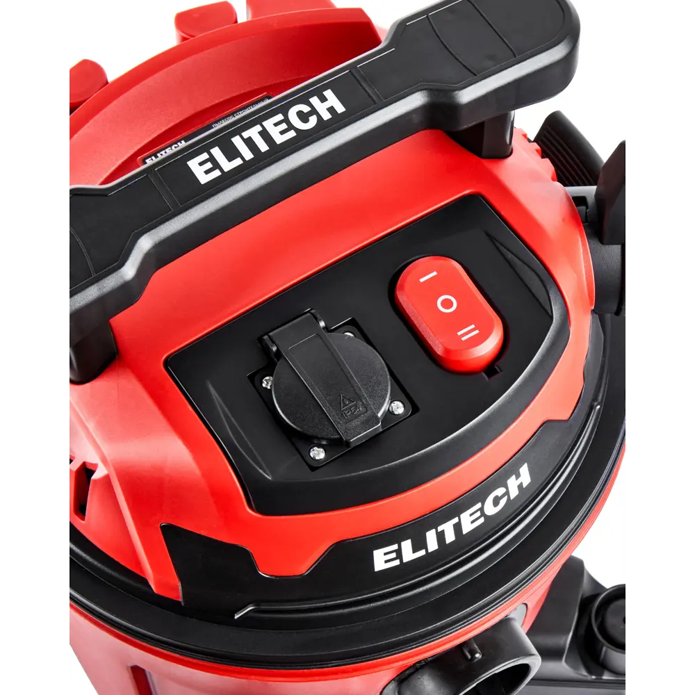 Строительный пылесос Elitech ПС 12-20А для сухой и влажной уборки 89411532 STLM-1573413 - Вид №9
