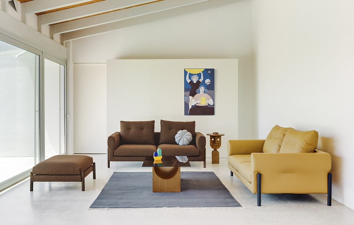 Прямоугольный пуф из ткани SANCAL Momic ARCH-00083971 - Вид №1