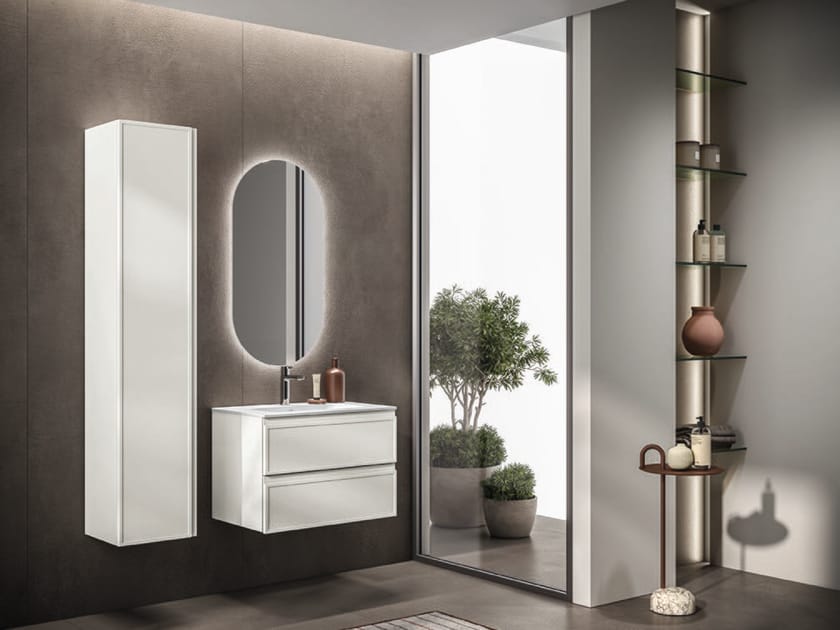 Подвесной умывальник с ящиками и встроенной раковиной BMT Everyday ARCH-00084806