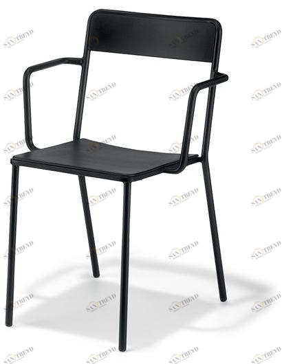 COLOS Штабелируемый стул из листового металла с подлокотниками C1 sun-id-1429801