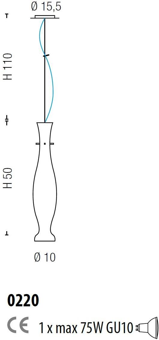 Sylcom Подвесной светильник из стекла Diva sun-id-1348063 - Вид №3