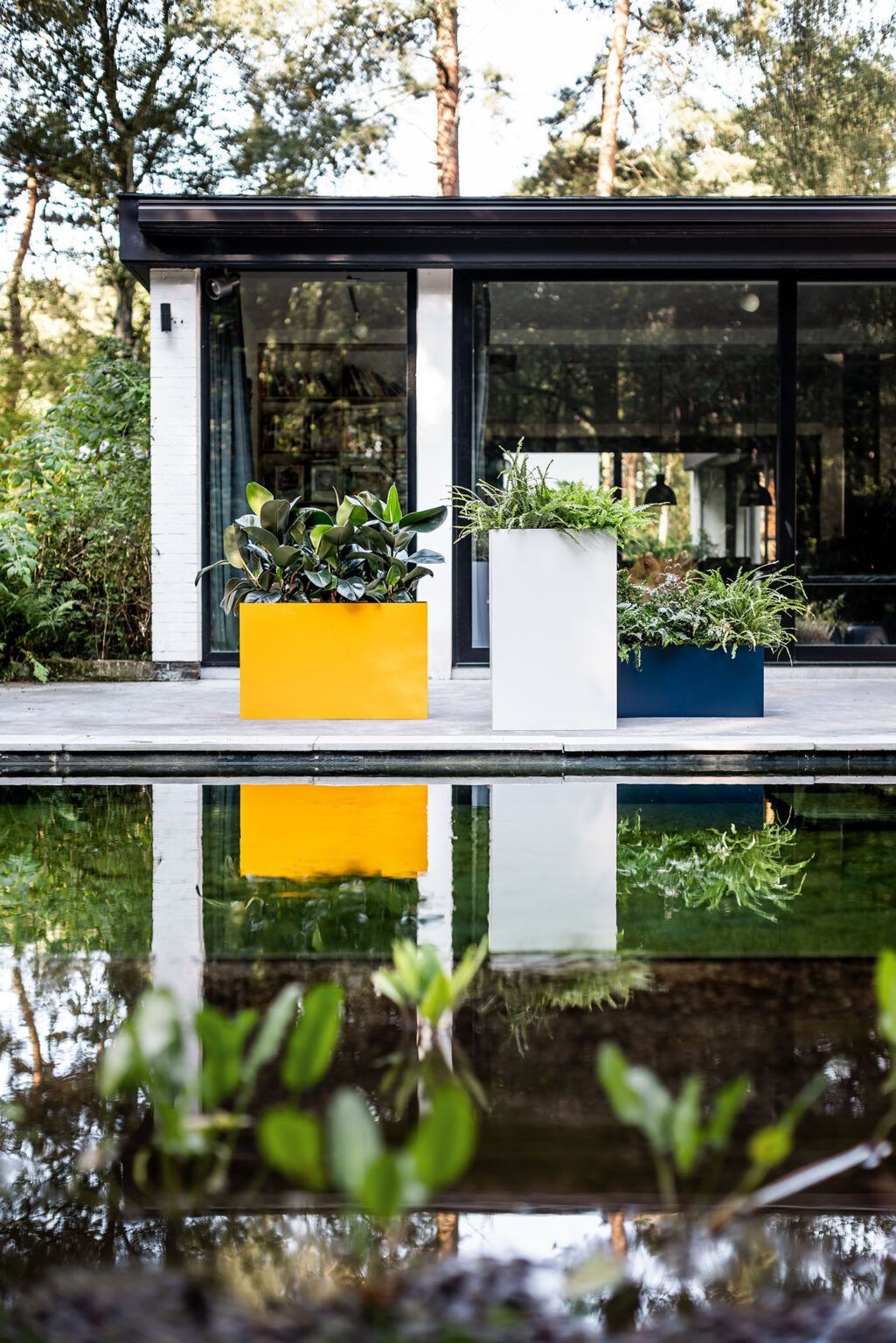 Низкая алюминиевая плантатор с порошковым покрытием SIXINCH PLANTER ARCH-00146353 - Вид №15