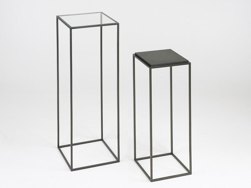 Duvivier Canapés Пьедестал со стальной конструкцией и стеклянной полкой Karusa Karusaselgm1v - Вид №1