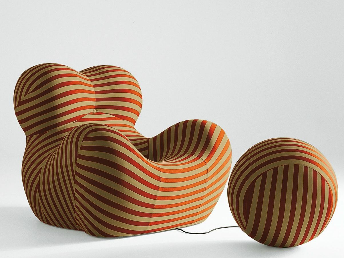 Тканевое кресло с подставкой для ног B&B Italia ARCH-00039311 - Вид №5