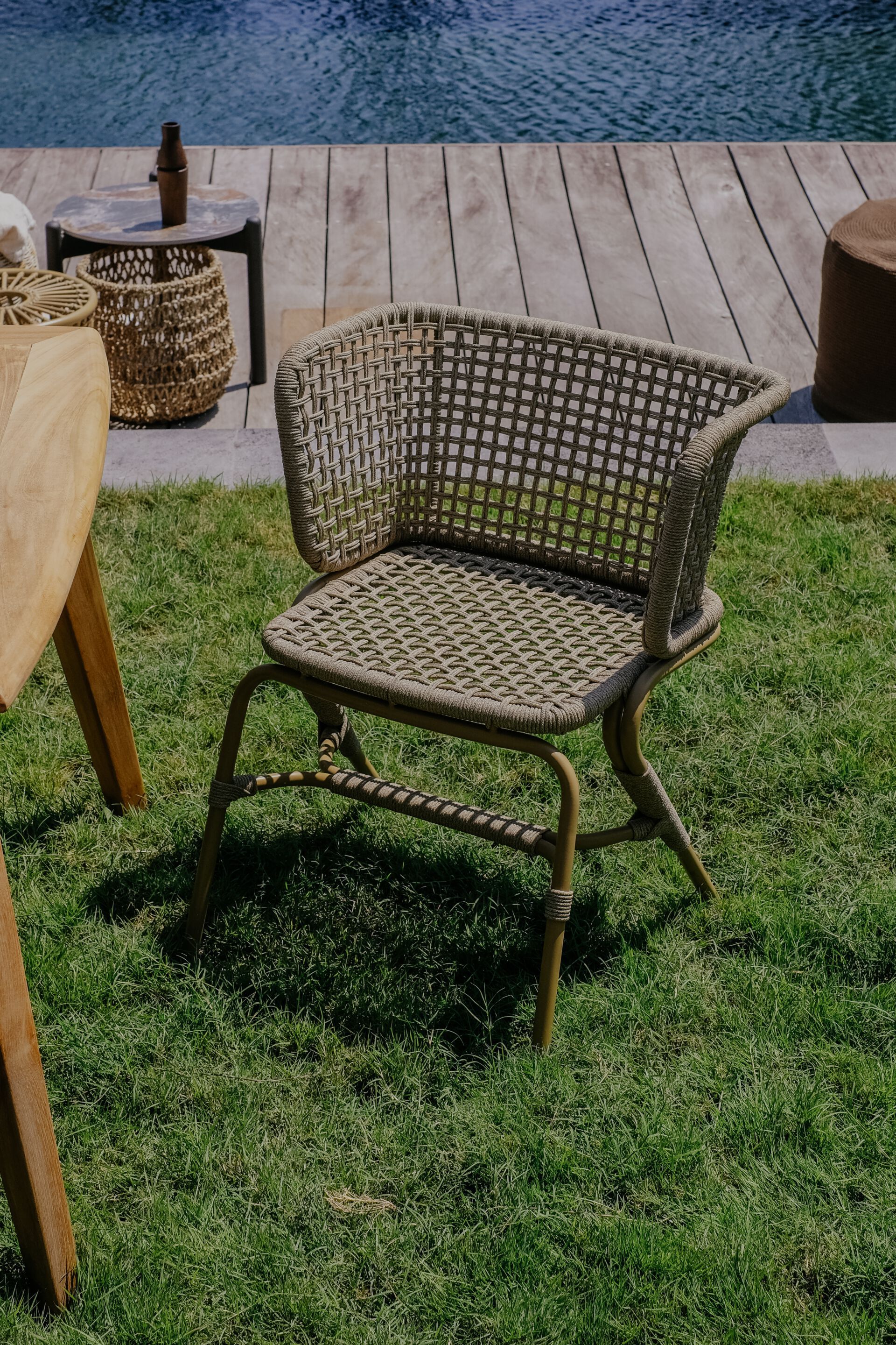 Синтетическое волокно сад стул с подлокотниками cbdesign Kimmer ARCH-00052259 - Вид №3