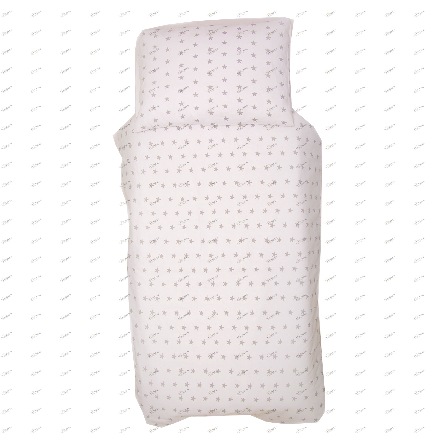 Детское постельное белье "Звезды" графит БЕЛЬМАРКО  327371 Белый Santreyd 