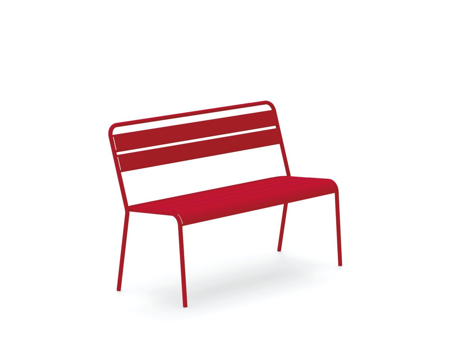 Металлическая штабелируемая садовая скамейка со спинкой Vermobil ARCH-00126375 - Вид №13