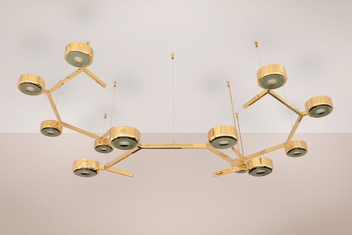 Латунный потолочный светильник GASPARE ASARO ELEMENTO ARCH-00109904 - Вид №1