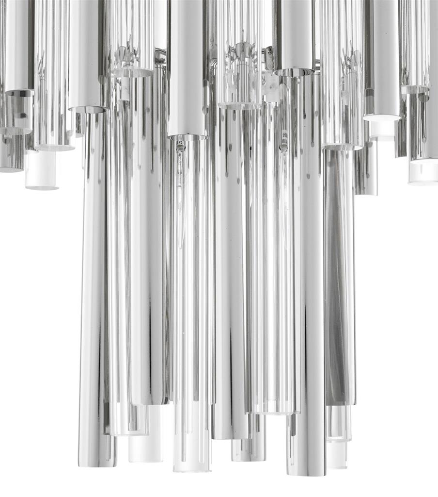 Люстра Gigi 13 nickel от Delight Collection прозрачная/никель KM0931P-13 nickel DELIGHT ДИЗАЙНЕРСКИЕ 247093 Прозрачный;никель  - Вид №1
