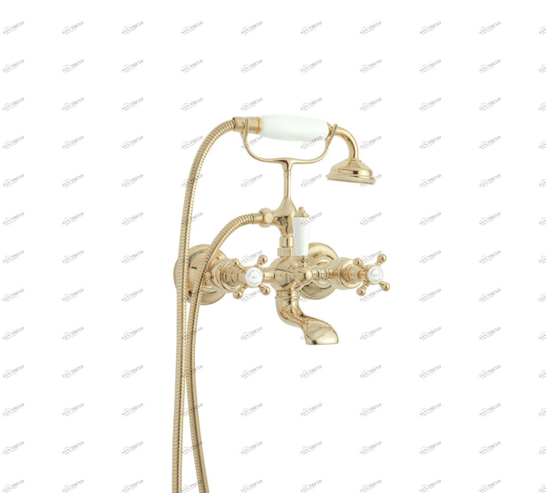 Gentry Home Смеситель для раковины мостик на 2 отверстия 200мм Mayfair Incalux GH100715