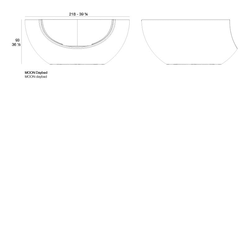 Полиэтиленовая Садовая кровать Vondom ARCH-00153018 - Вид №6