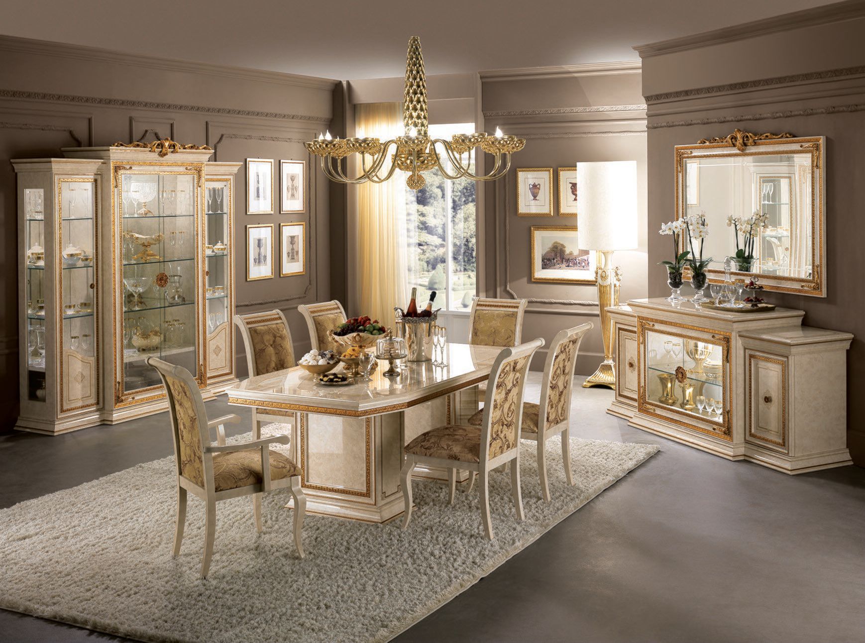 Деревянная витрина в классическом стиле Arredoclassic Леонардо ARCH-00043047 - Вид №1