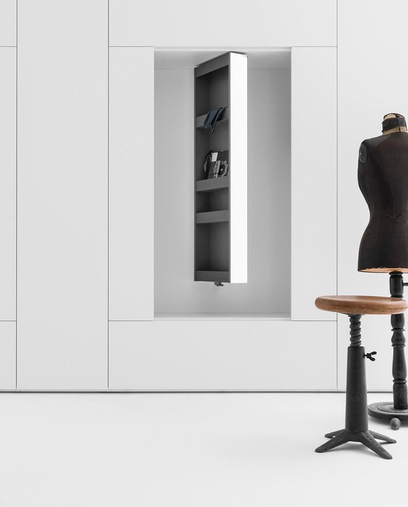 Caccaro Гардероб с вращающимся зеркалом и вешалкой для одежды Roomy sun-id-1449629 - Вид №2