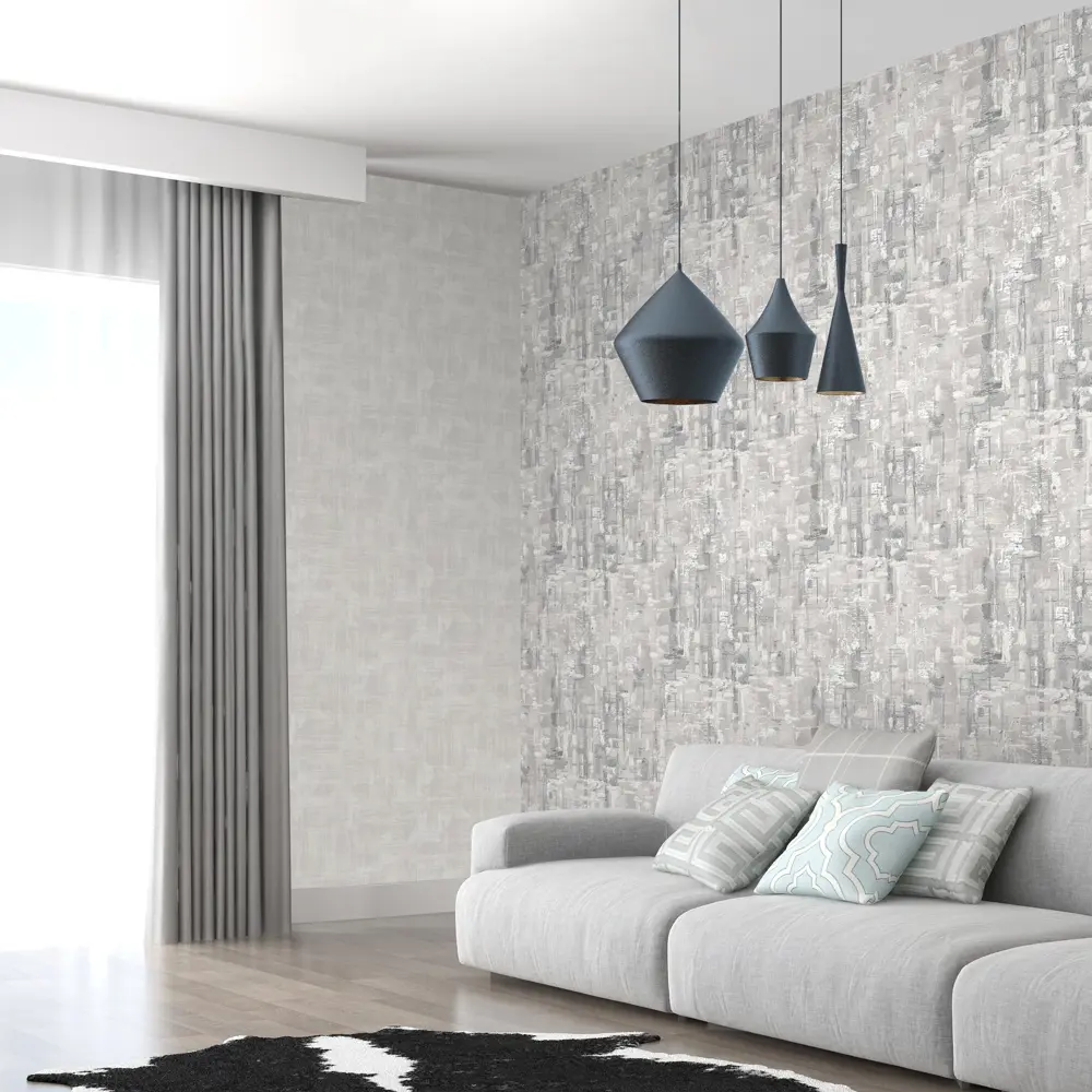 Обои флизелиновые Ateliero Artist серые 1.06 м 989657 STLM-2104897 - Вид №2