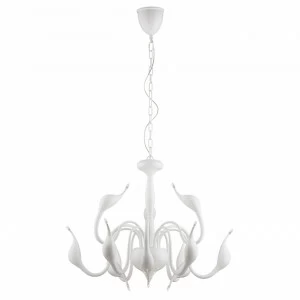 Подвесная люстра Lightstar Cigno Collo Wt 751126 LIGHTSTAR ДИЗАЙНЕРСКИЕ, CIGNO COLLO 056062 Белый