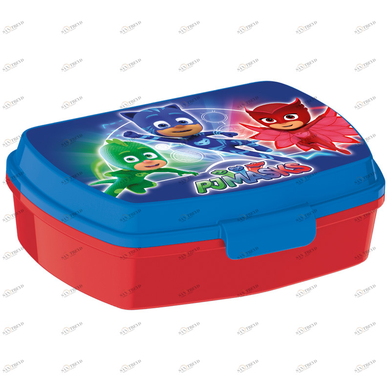 Ланч-бокс пластиковый "Герои в масках", 17х14х5,6 см STOR ГЕРОИ В МАСКАХ 335811 Красный Santreyd 