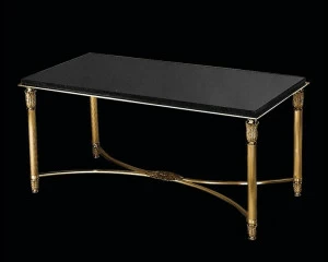 Tisserant Прямоугольный журнальный столик из бронзы