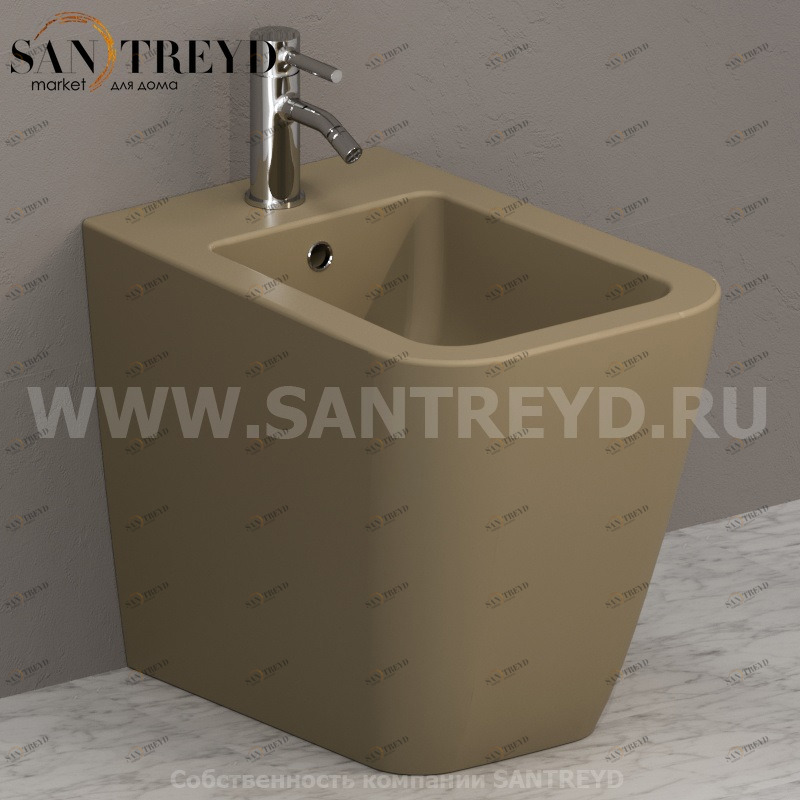 ST010PA Биде напольное STONE Ceramica Globo