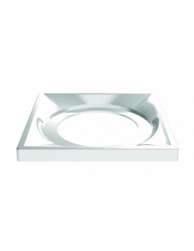 461000 000 00  Каркас душевого желоба, 143 x 143 мм, хромированный АБС-пластик Valentin Хром  - Вид №1