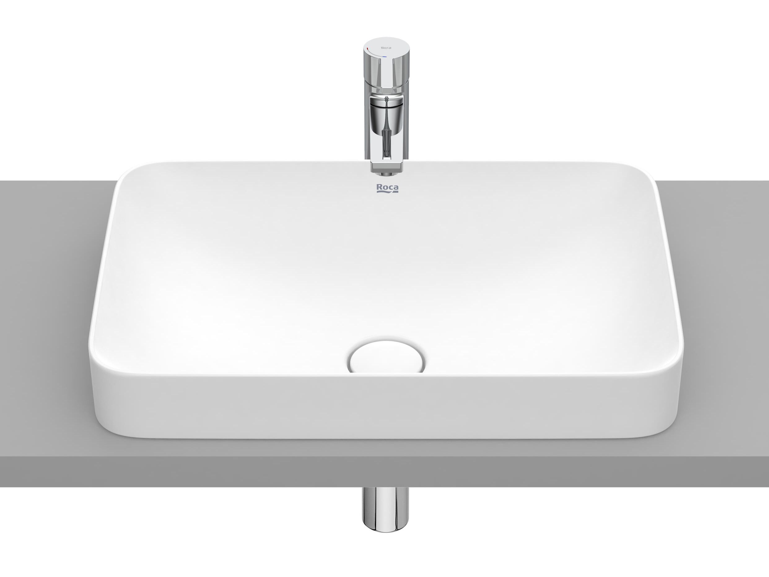 Керамическая раковина с одним полукругом Roca Inspira ARCH-00144216