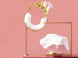 Visionnaire Ваза из стекла и латуни