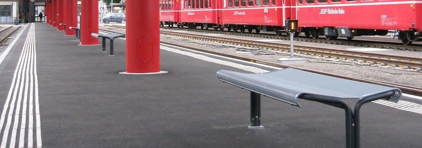 Euroform W Скамья металлическая без спинки Contour sun-id-1431554 - Вид №3