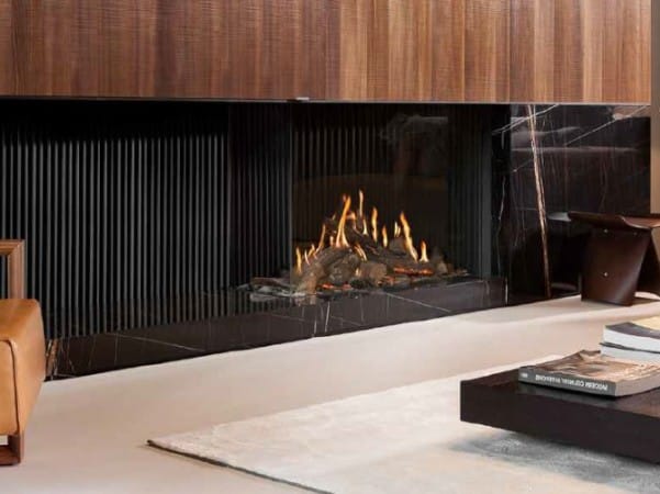 Газовый угловой камин KALFIRE GP110/75C ARCH-00053097